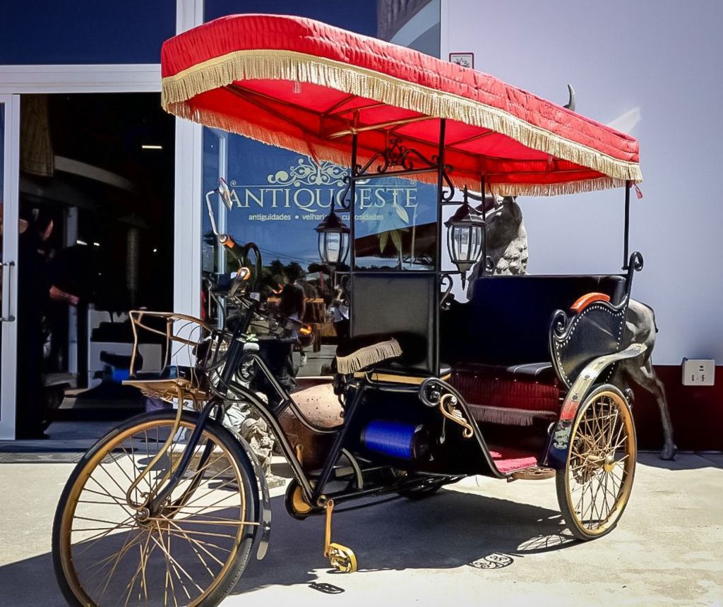 Vintage motorized tricycle