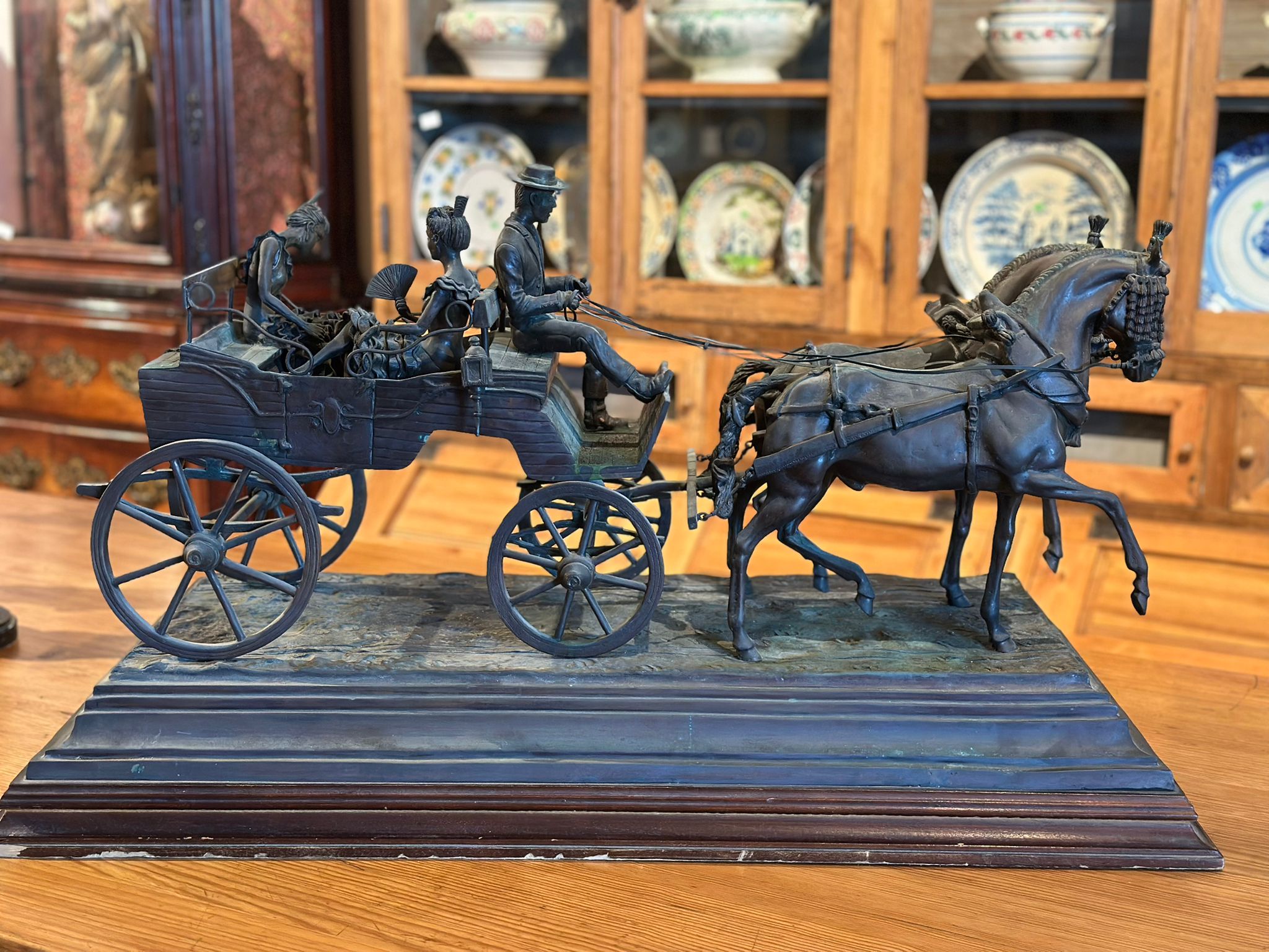 Bronze carriage
