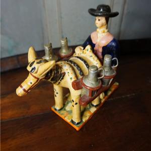 Aguadeiro com burro
