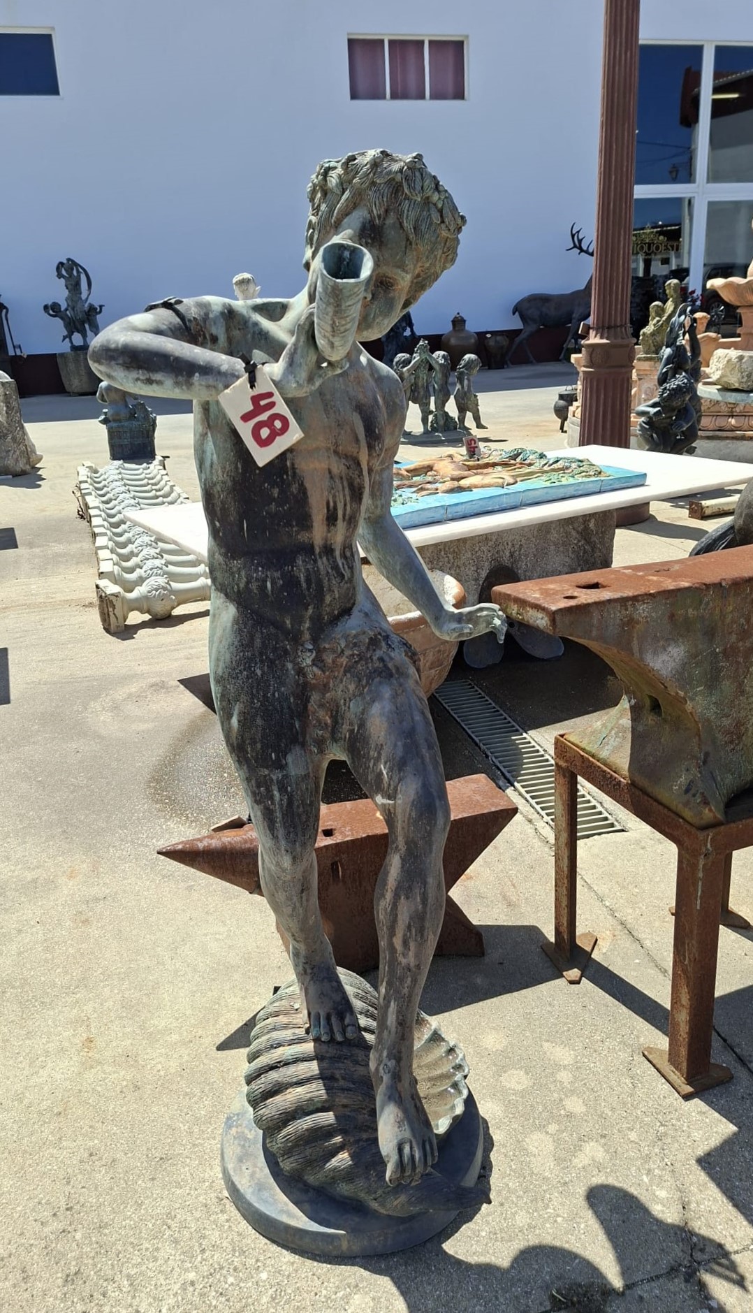 Bronze statue
