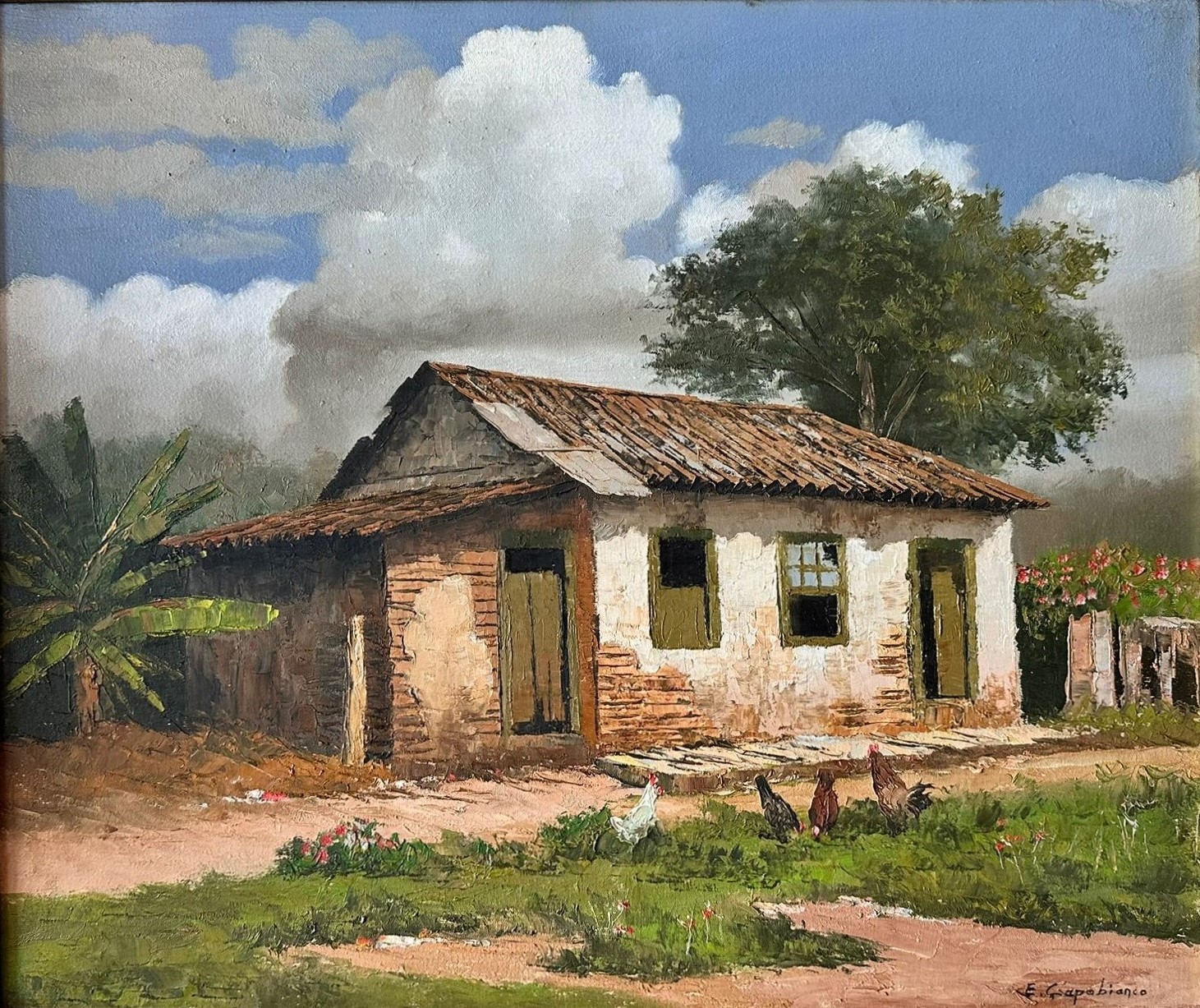 Painting by Ernesto Capobianco