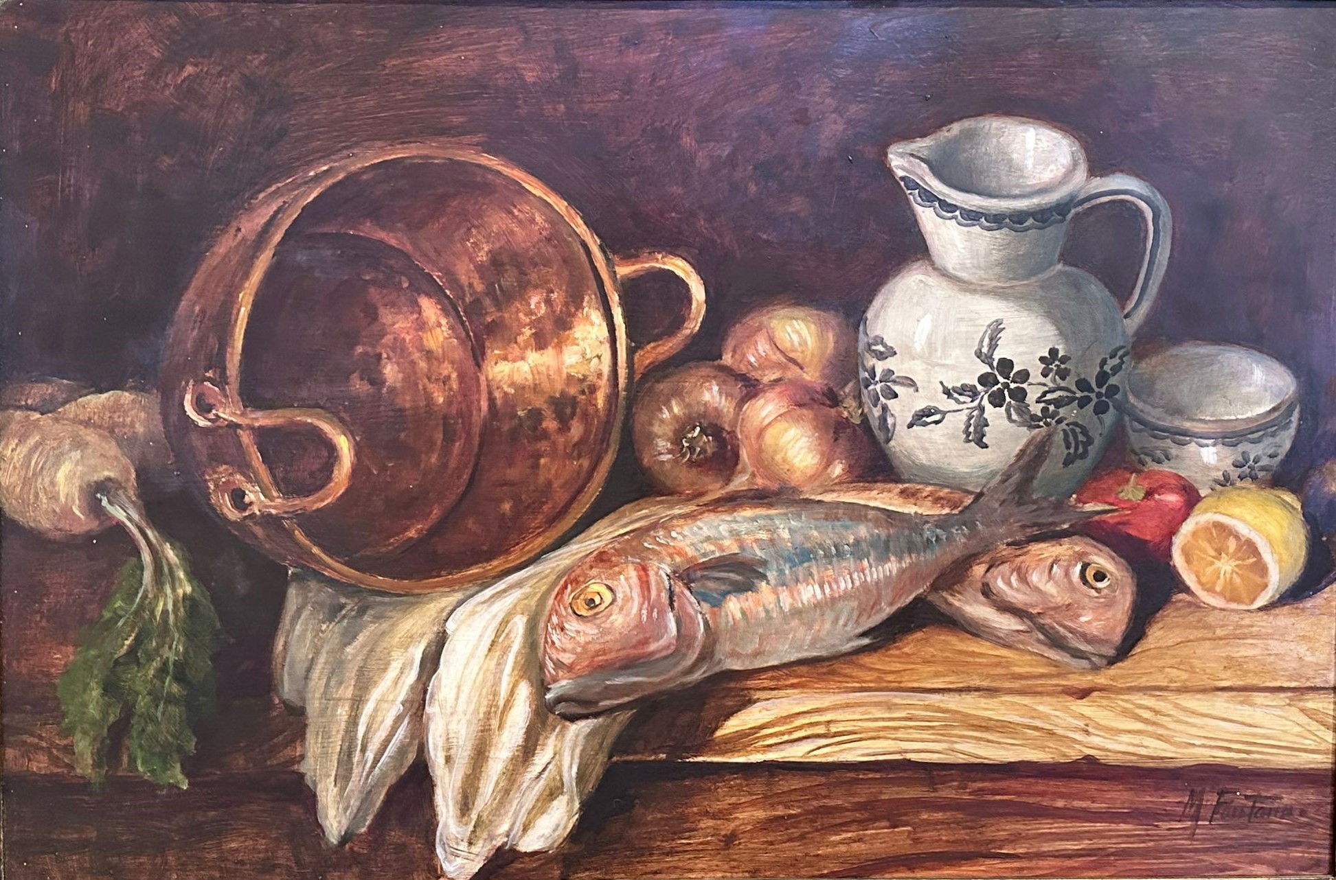 Painting by Manuel Fontana
