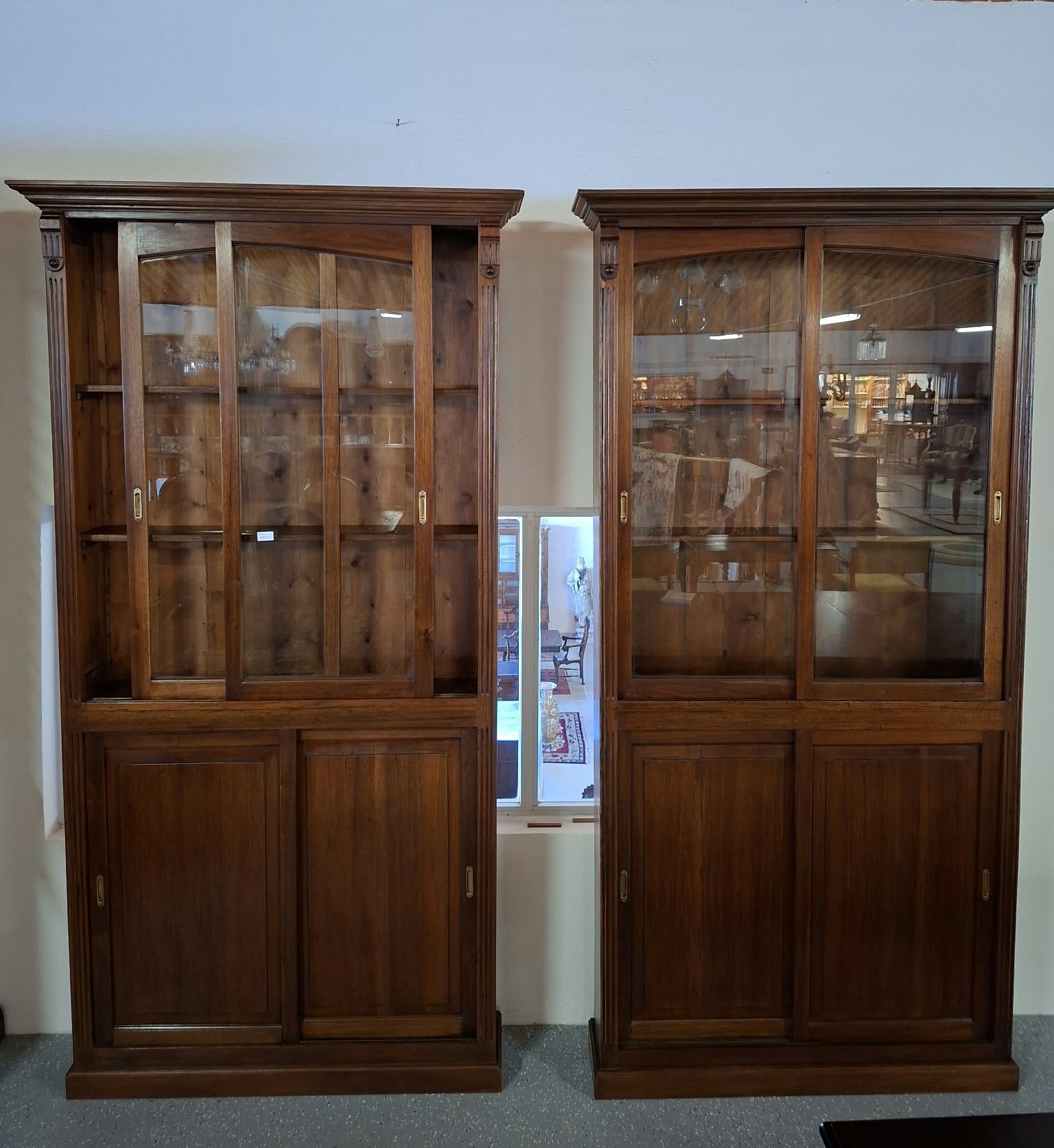 Pair of Display Cabinets